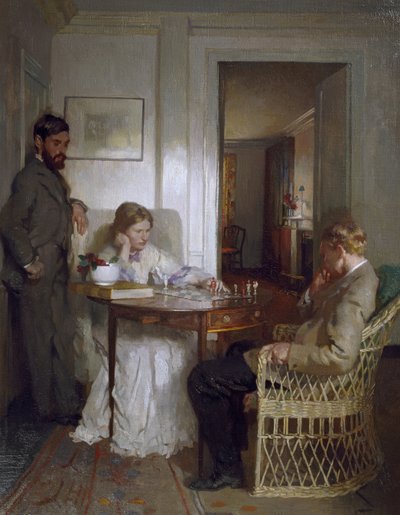 The Chess Players by William Orpen